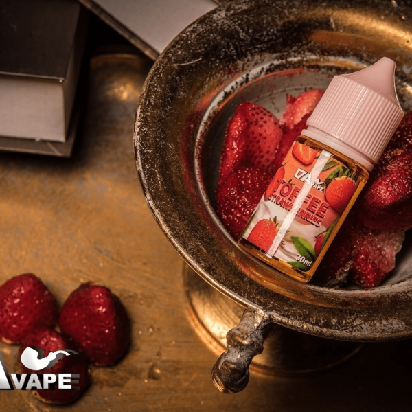 【草莓太妃糖】30ML 小煙油  60ML 大煙油  不涼 DAVAPE TOFFEE STRAWBERRIES