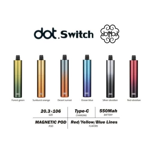 【DOT SWITCH 佩特里】單桿 & 煙彈 2入 容量3.5ml 2000口