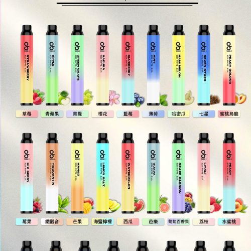【OBI 8000口 一次性主機】可充電×大容量×超多口味